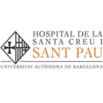 Logo Hospital de la Santa Creu i Sant Pau Centro de alta complejidad, representa la institución hospitalaria decana del estado español.